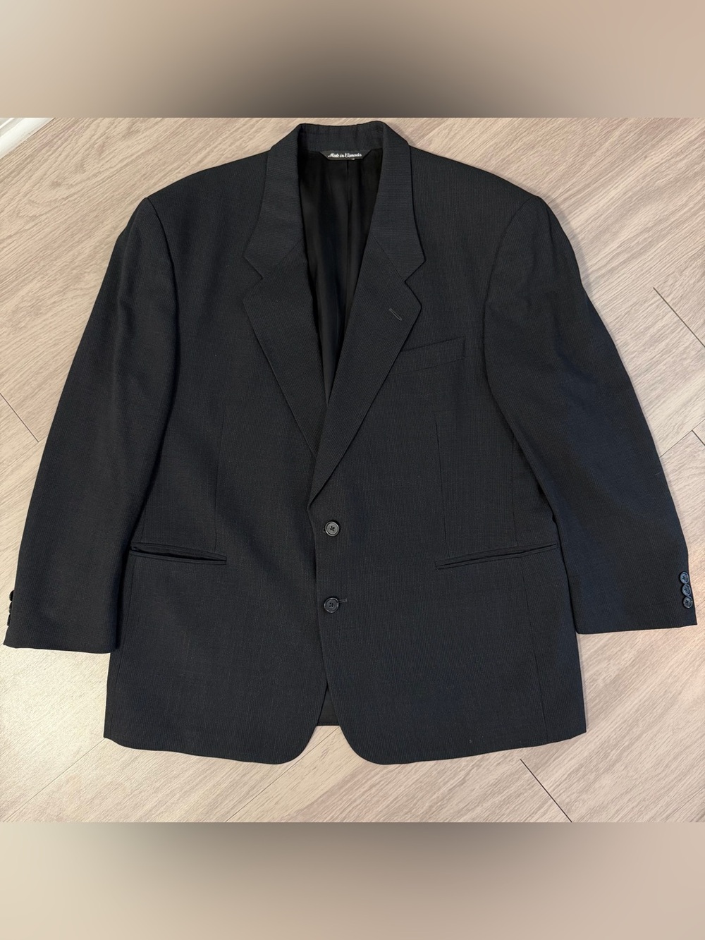 Jack Victor Montreal, Nordstrom, Black/Charcoal, Wool Blazer‎ | Mens 44R